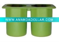 Wholesale 2 Shooters Silicone Ice Tray/Ice Shot/Ice Glass Cube