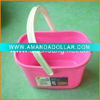 plastic bucket with handle