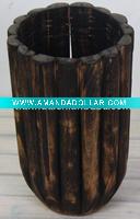 wooden barrel