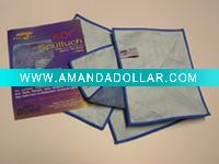gray microfiber cleaning towel