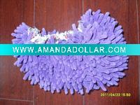 80%polyester 20%polyamide chenille overshoes
