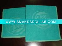 Jacquard microfibre cleaning cloth