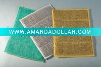 microfiber+silver/golden cloths