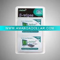24 wet& 1 cloth screen cleaning wipes