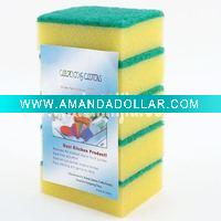 819 modle yellow kitchen cleaning sponge