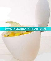 Wholesale mini plastic trash can with cover on the desk