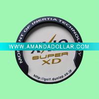 Wholesale 3D advertising rubber cup coaster