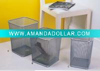 Wholesale iron mesh wastebin