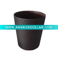 2011 leather trash can