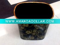 Wholesale 2011 hot beautiful plastic trash can dustbin
