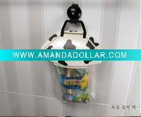 Folding trash can waste can