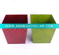 Wholesale Outdoor Square Metal Flower Pots