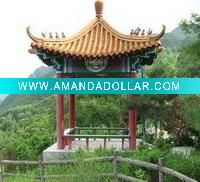 Garden pavilion roof tile