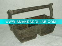 Wooden garden decor
