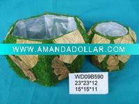 Wholesale Newest stylish moss Flower basket