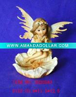 Wholesale Wood angel child for polyresin ornament