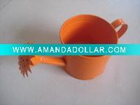 Wholesale orange zinc watering pot