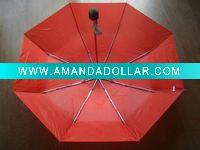 21''*8K 3 folding promotional umbrella