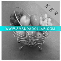 metal fruit storage holder wire fruit and vegetable stand hanging fruit baskets