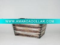 Wholesale Antique metal flower container for gaeden decoration