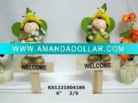 Wholesale Ceramic garden stick for garden decoration