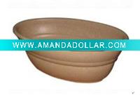 Plant fiber flowerpot
