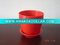 Round flower pot