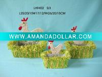 Grass easter basket