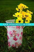 metal vase