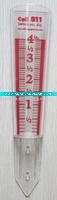 Plastic thermometer Garden Rain Gauge