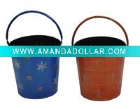 Wholesale garden metal bucket/garden ornament