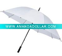 white straight golf umbrella double 8K (73.5cm)