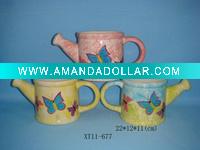Decorative ceramic flower pot