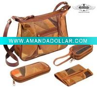 Wholesale patchwork leather bag set