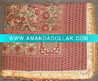 Wholesale (Golden)Jacquard thread Cotton polyester Blanket/Bed Cover
