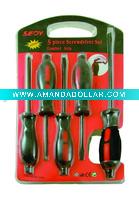 Wholesale 5pcs Screwdrivers Set Comfort Grip - A05661