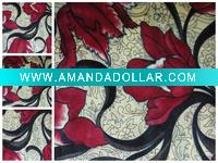 polyester printed high velour (upholstery fabric)