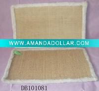 cosy jute pet cushion