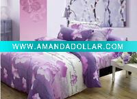 Wholesale printed washed velvet fabric / bed linen fabric