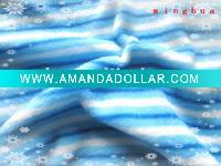 sheared fleece with stripe design