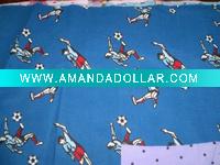 100% Cotton Printed Flannel fabric
