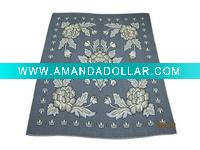 Wholesale (flower)Jacquard Thread Blanket,Polyester Cotton blanket,Bed Cover