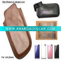 Wholesale Promotional Fashion leather cell phone case