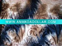 Wholesale 100% polyester printed embossed high velour