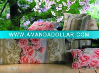 Wholesale reactive print quilt/duvet cover/sheet set