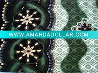 100% polyester printed embossed high velour
