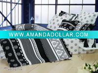 reactive print quilt/duvet cover/sheet set