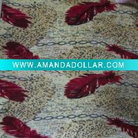 Wholesale 100% polyesyer velour/printed velour