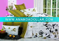 Wholesale reactive print quilt/duvet cover/sheet set