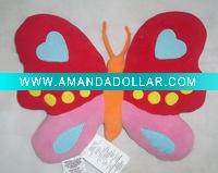 Wholesale embroidery butterfly cushion